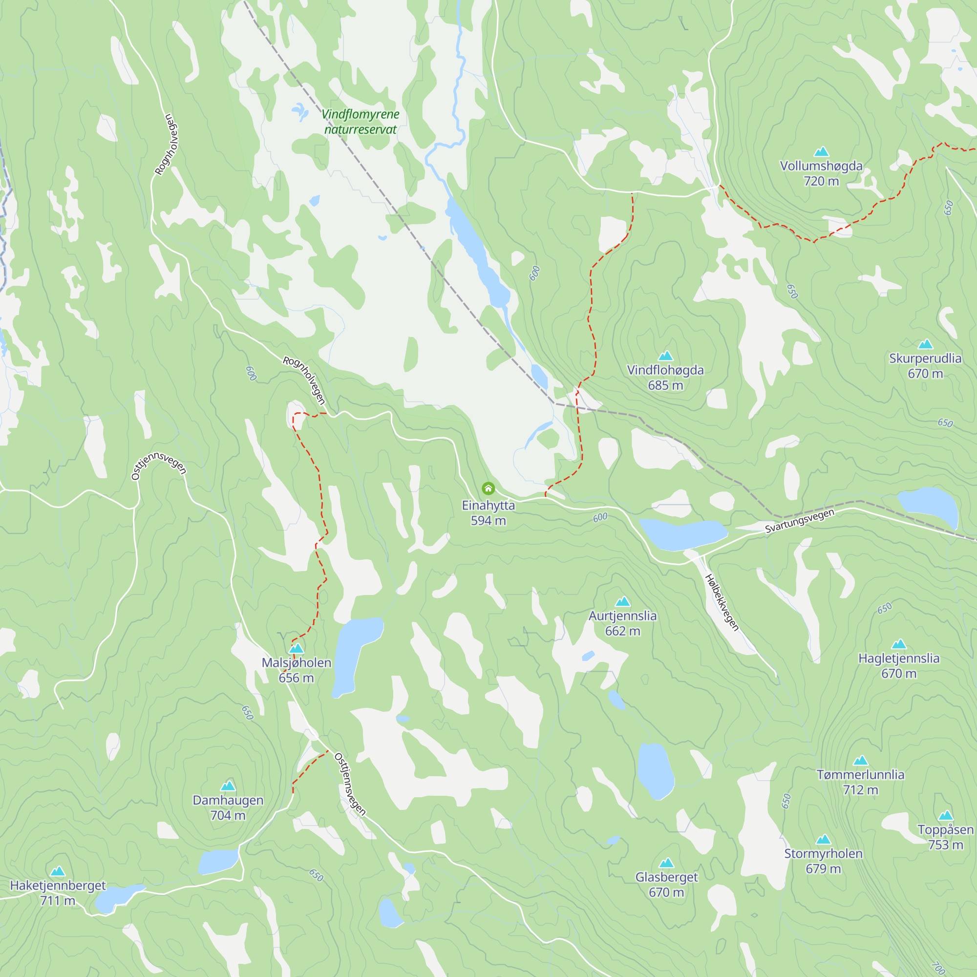 Einahytta map