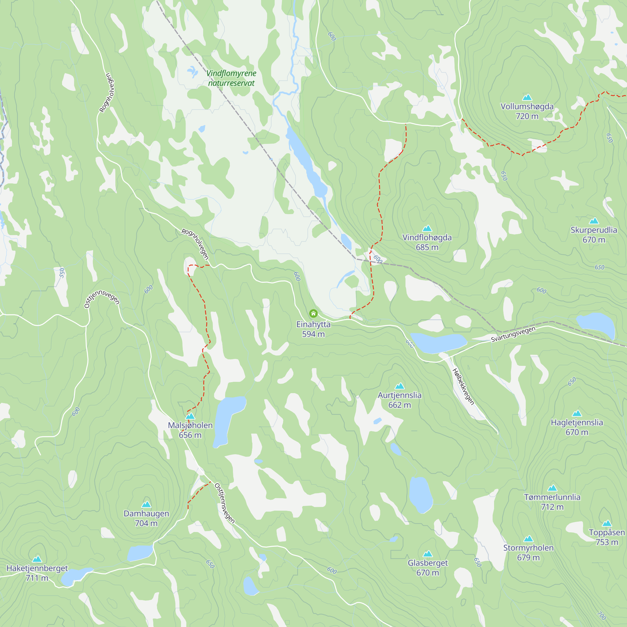 Einahytta map