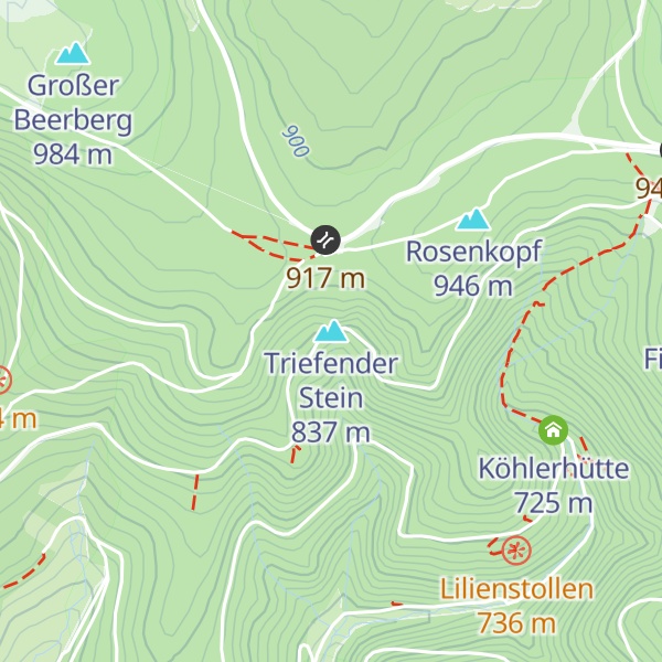 Map of Triefender Stein