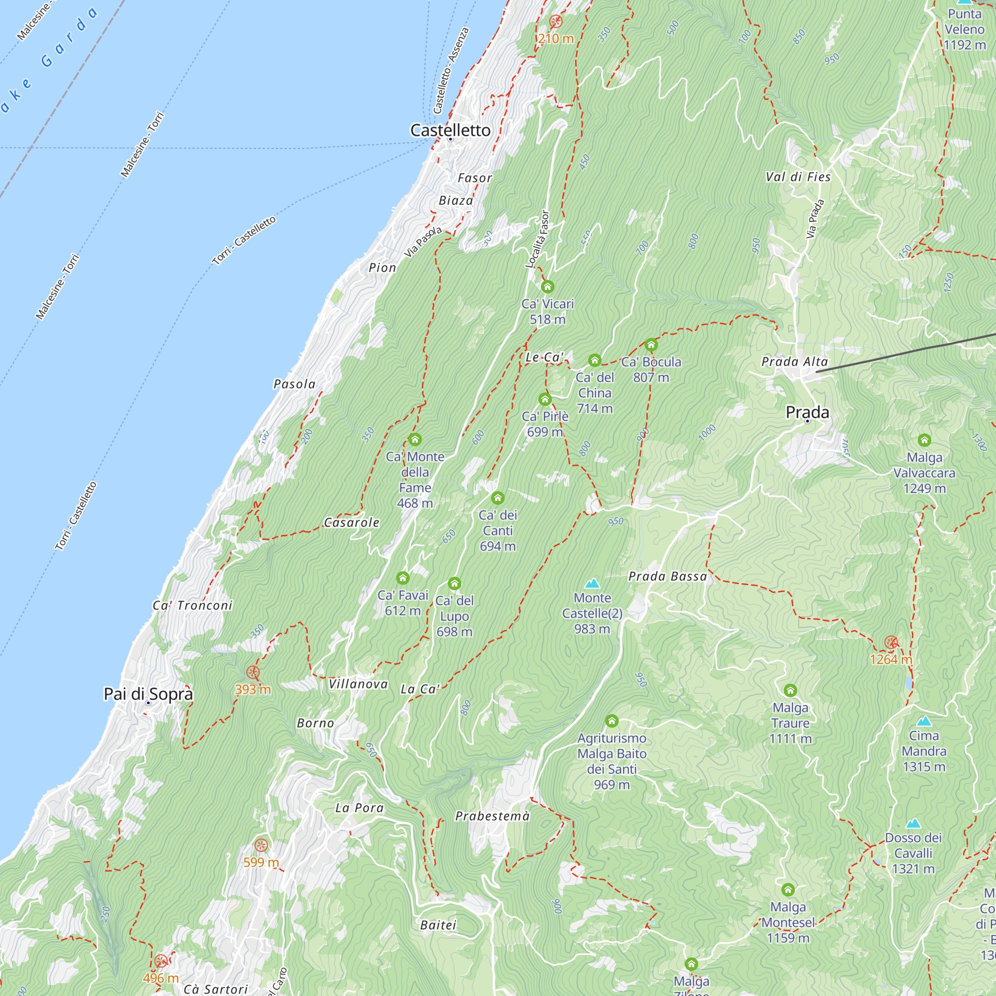 Ca' dei Canti map