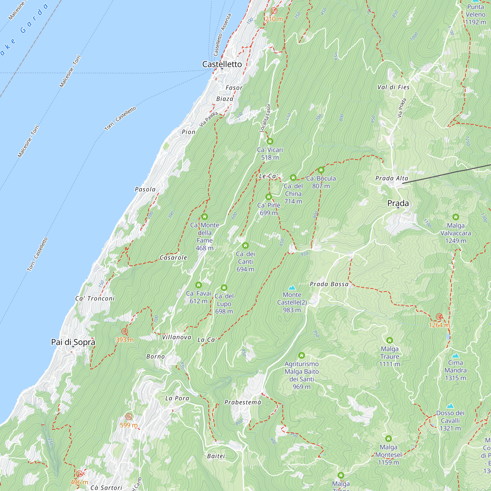 Ca' dei Canti map