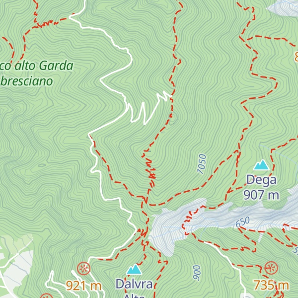 Map of Cima dei Sospiri