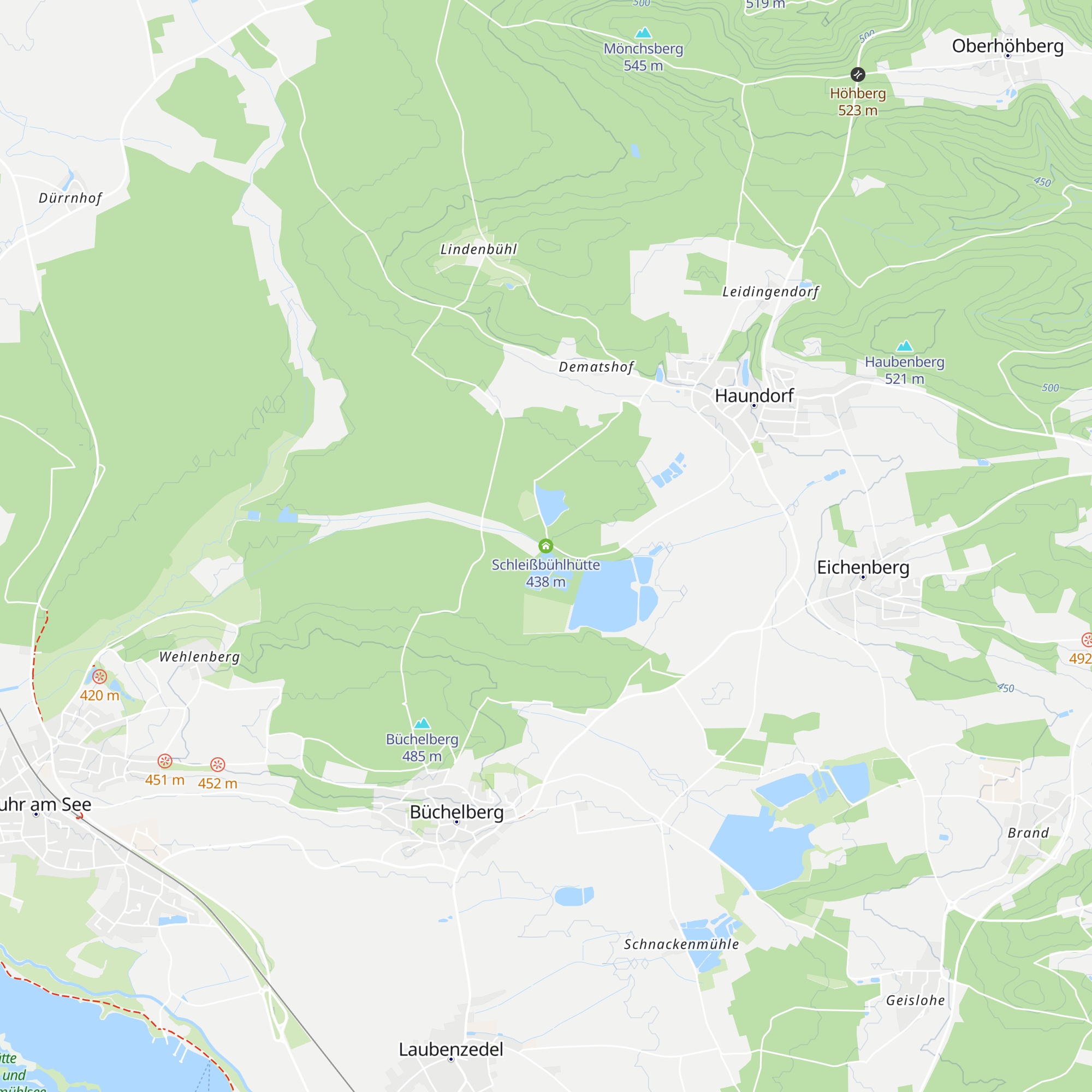 Schleißbühlhütte map