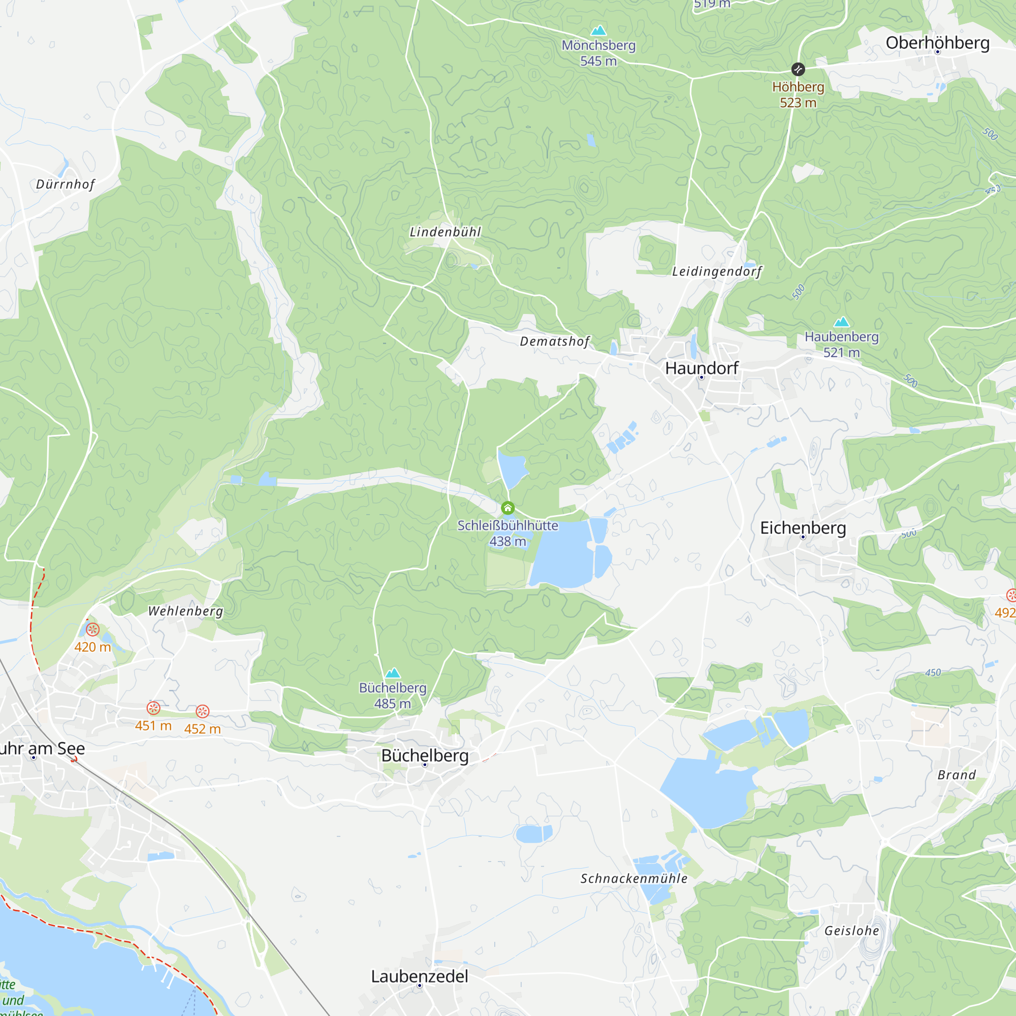 Schleißbühlhütte map