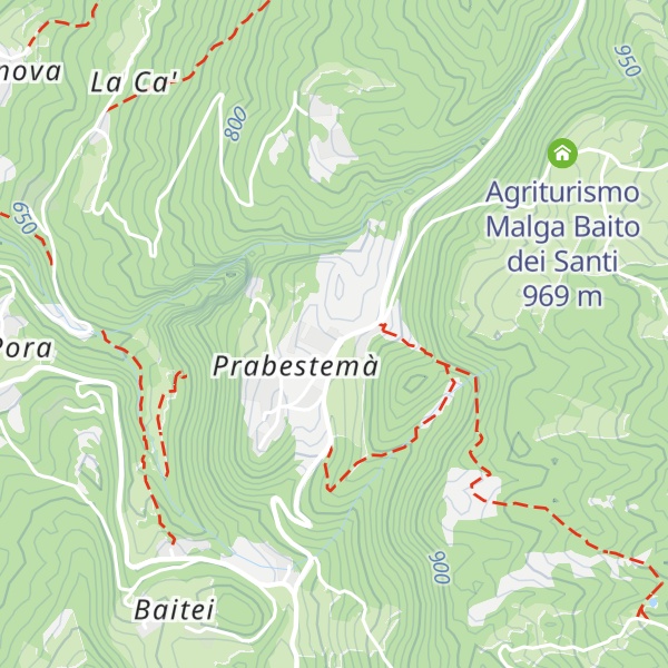 Map of Albergo Capriolo