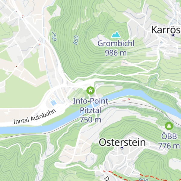 Map of Info-Point Pitztal