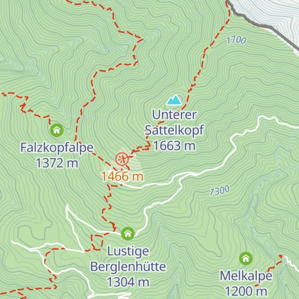 Map of Gipfelstürmerhütte