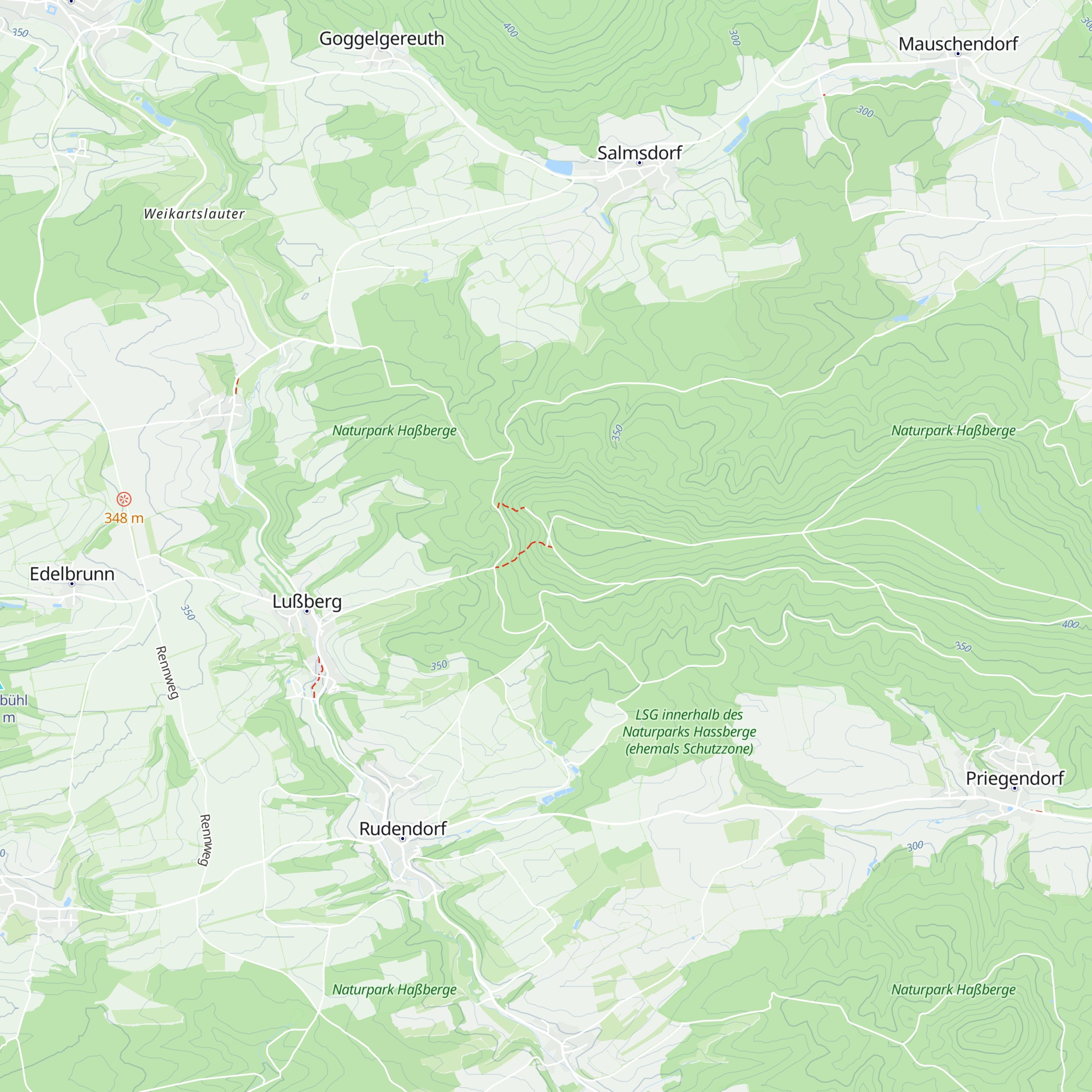 Schutzhütte Veitenstein map