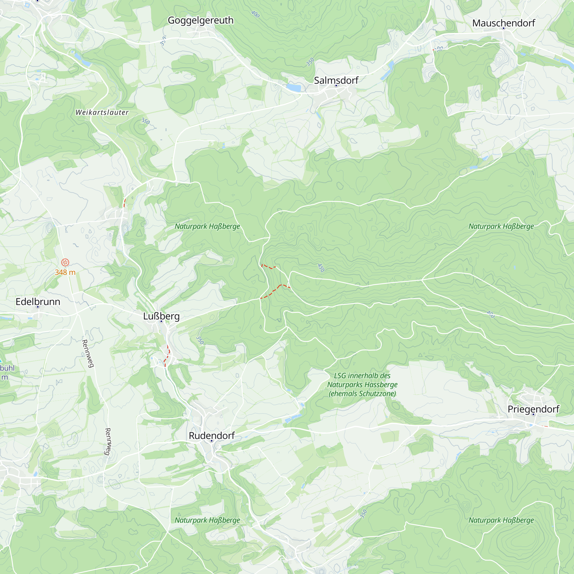 Schutzhütte Veitenstein map