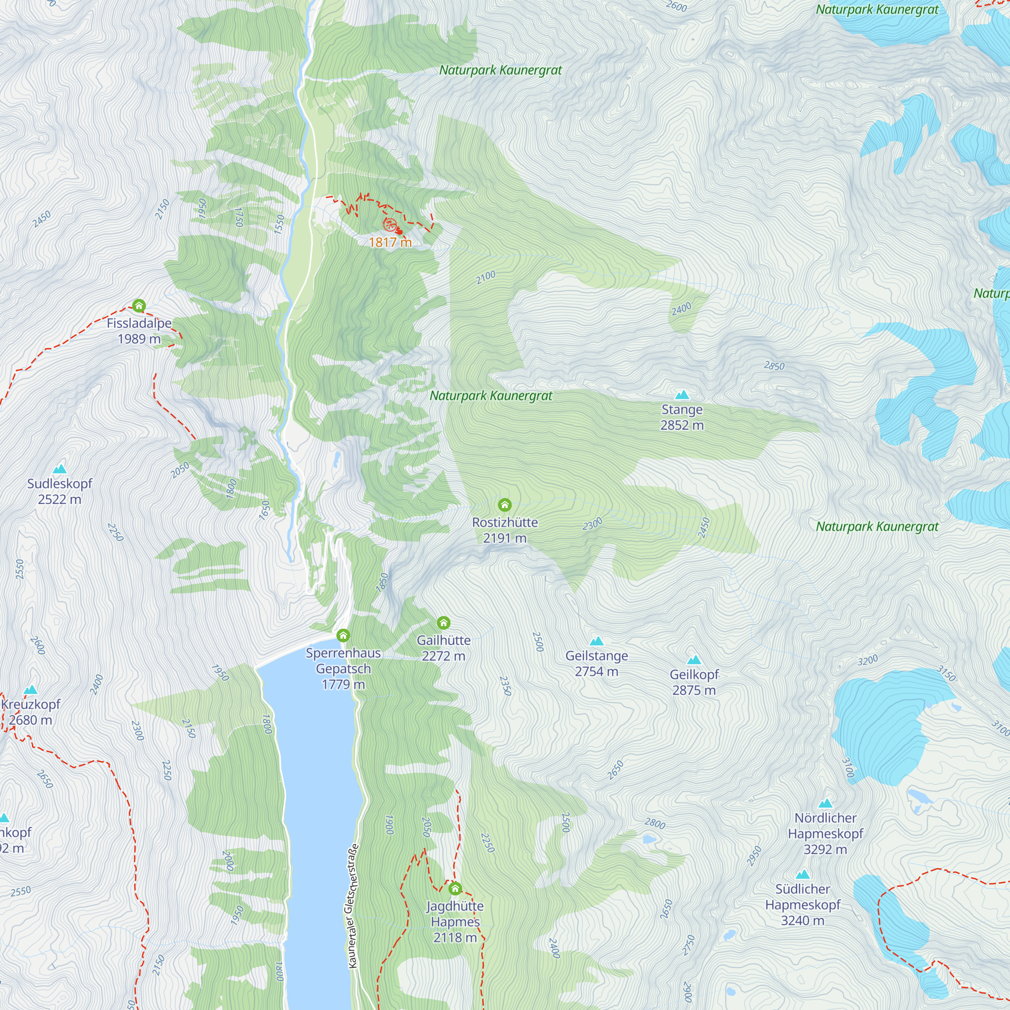 Rostizhütte map