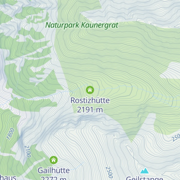 Map of Rostizhütte