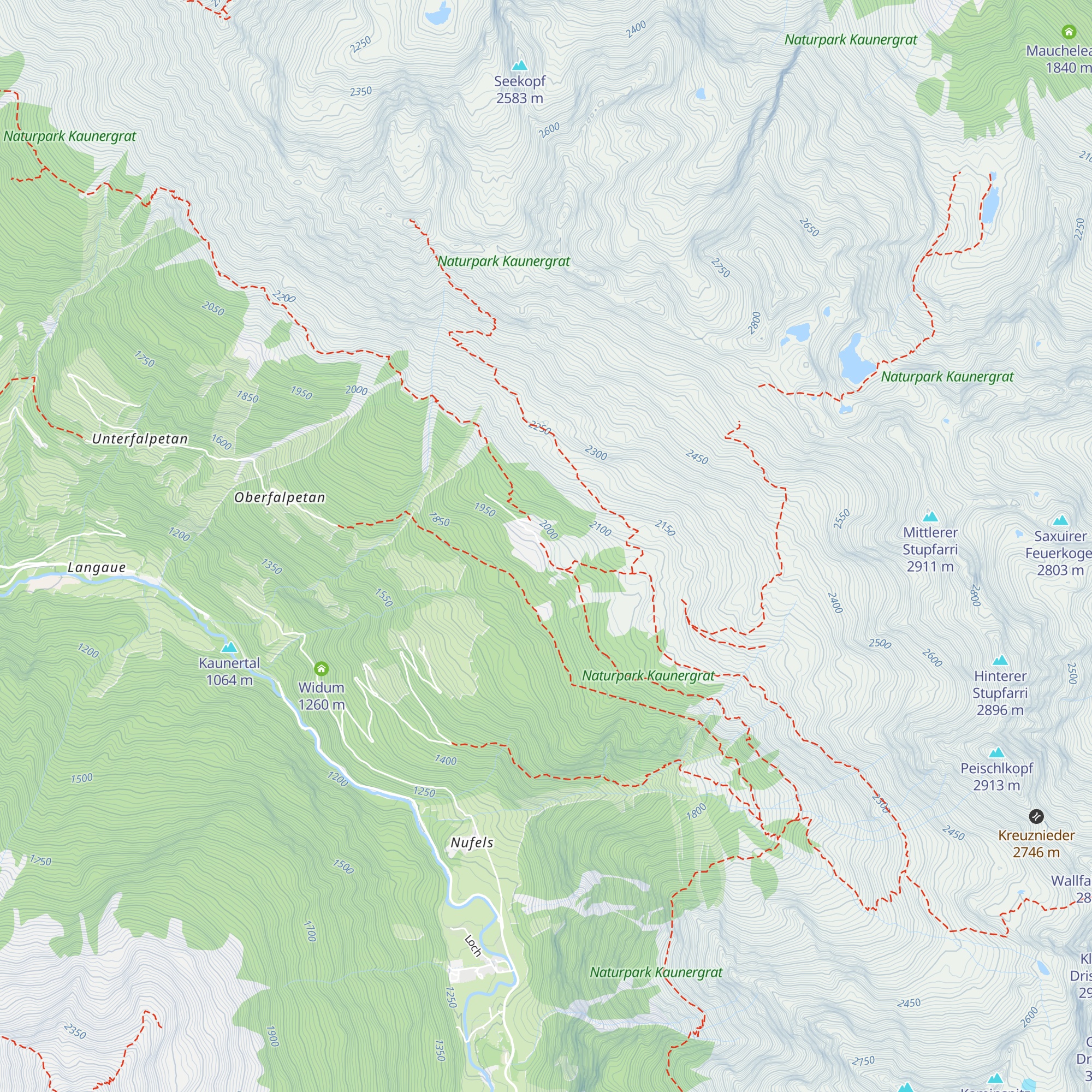 Falkaunsalm map