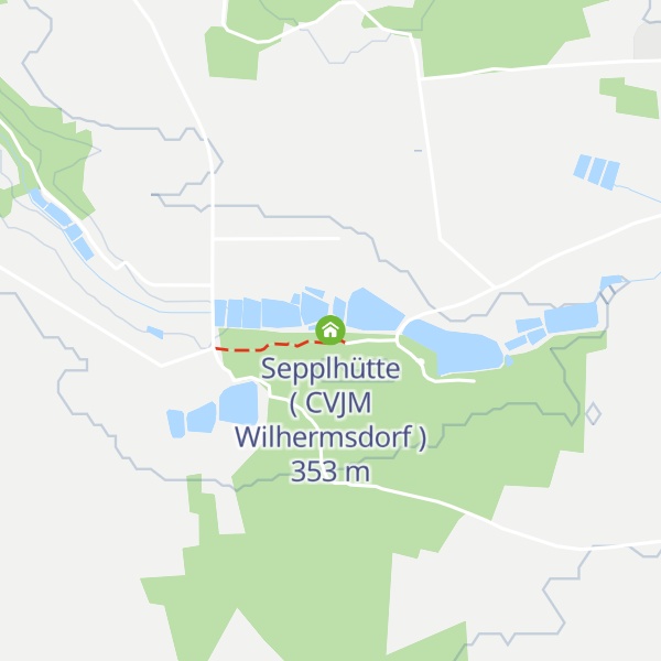 Map of Sepplhütte ( CVJM Wilhermsdorf )