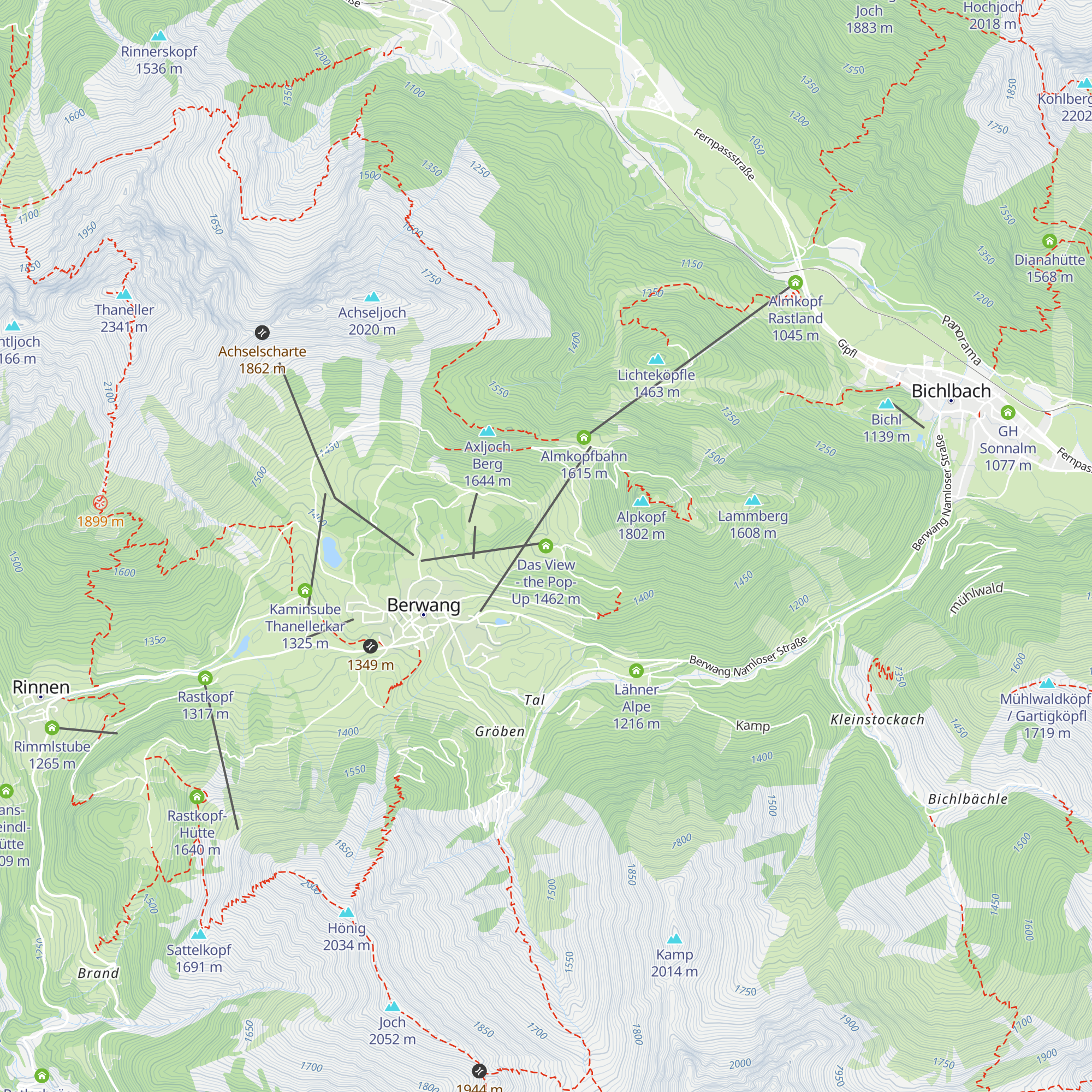 Das View - the Pop-Up map