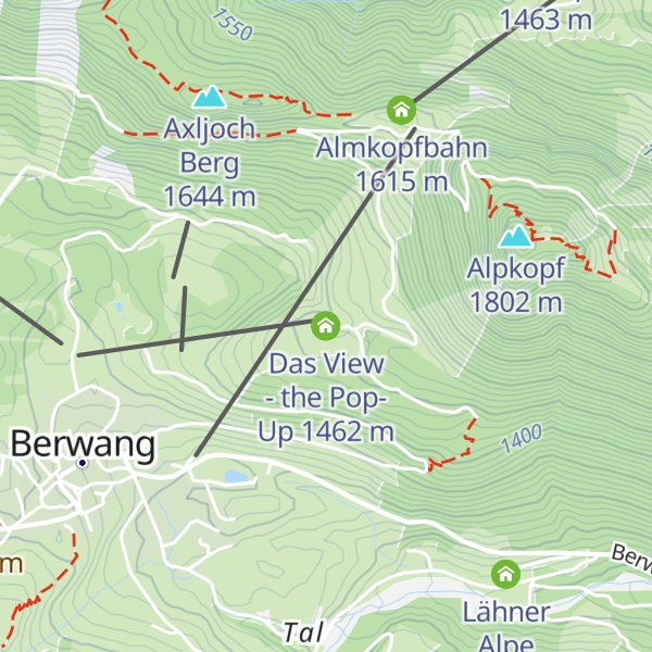 Map of Das View - the Pop-Up