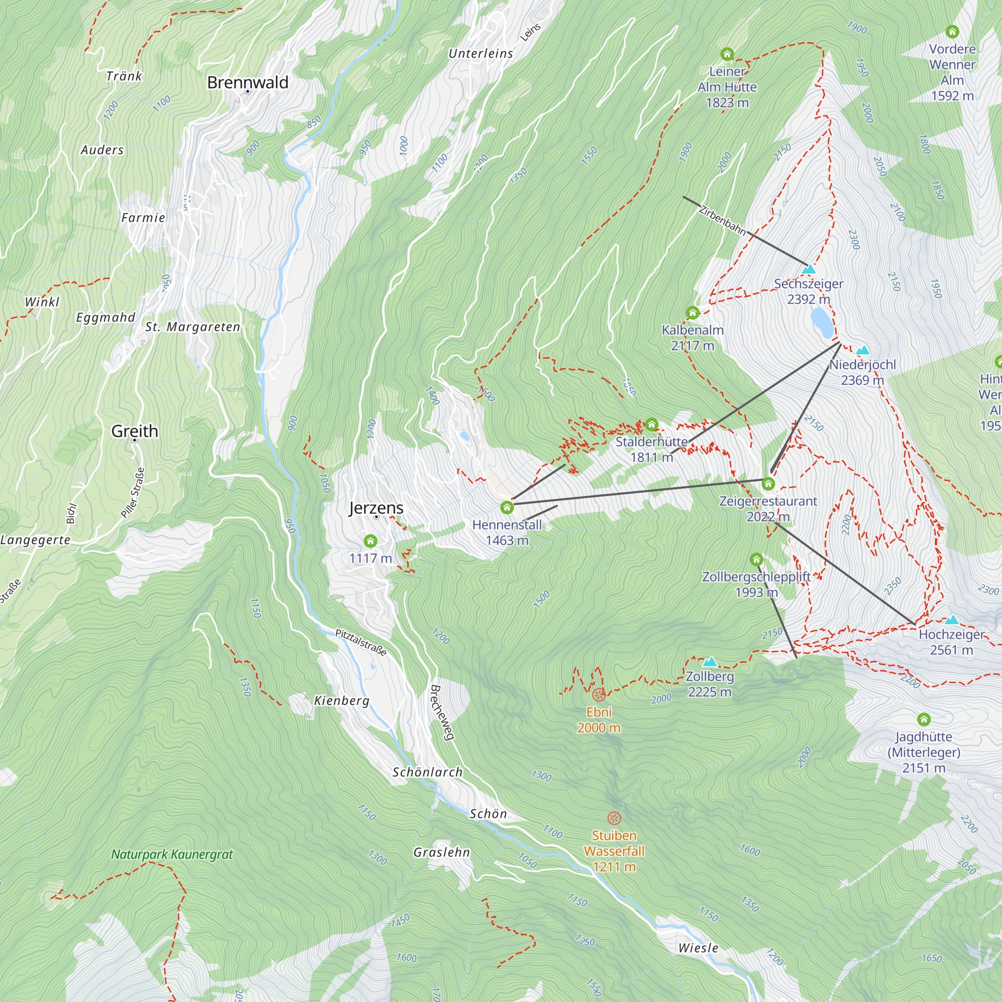 Egger Lounge map