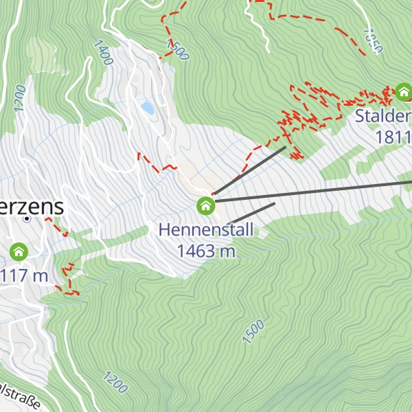 Map of Hennenstall