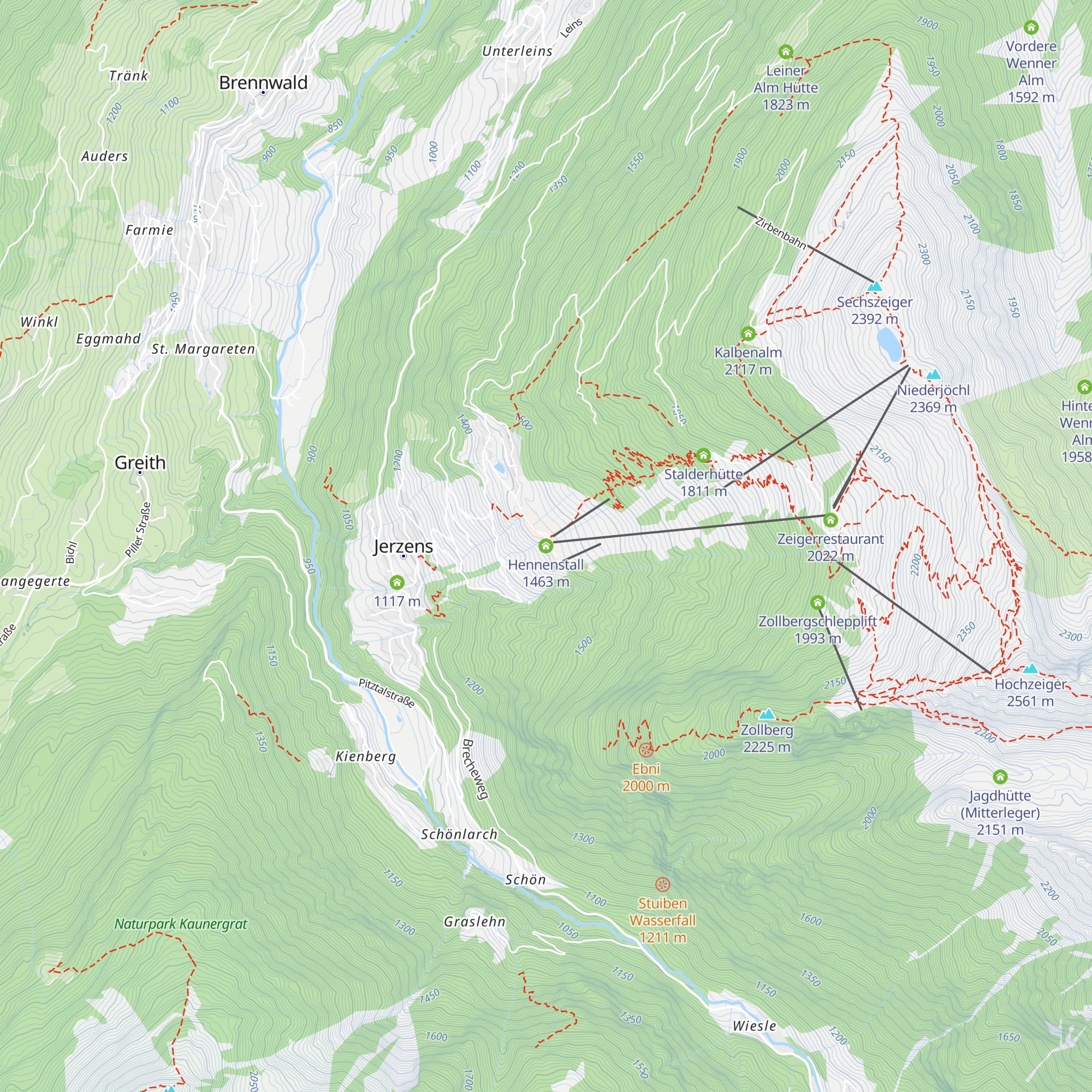 Hennenstall map