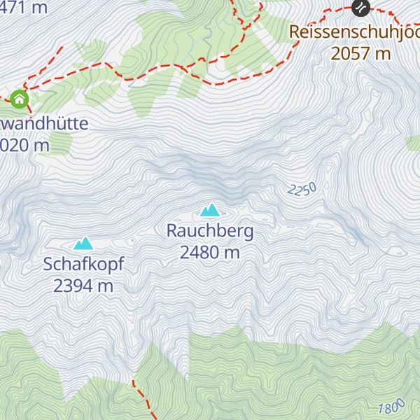 Map of Rauchberg