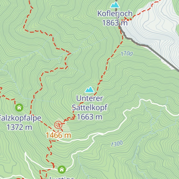 Map of Unterer Sattelkopf