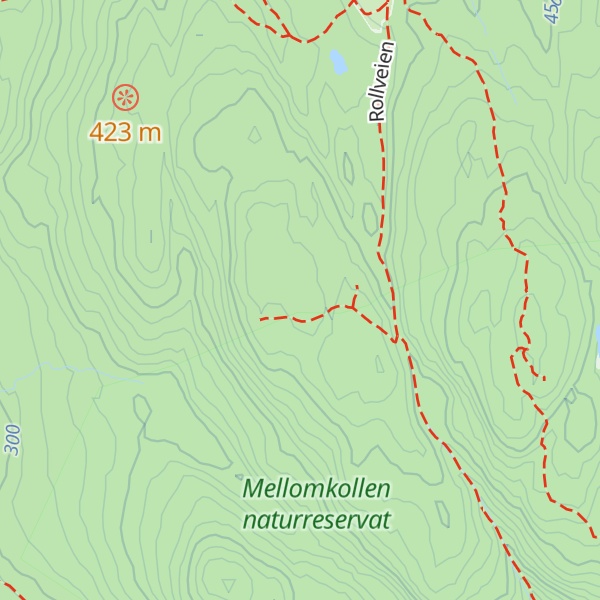 Map of Raudløkkollen