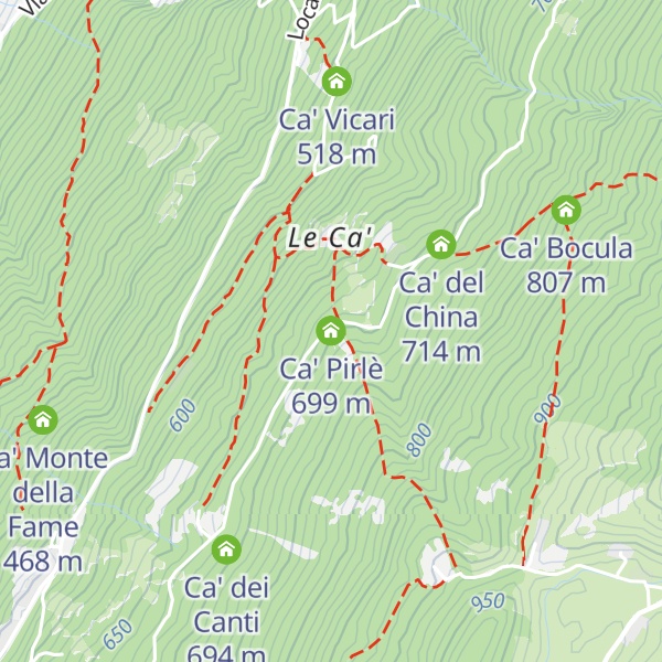 Map of Ca' Pirlè
