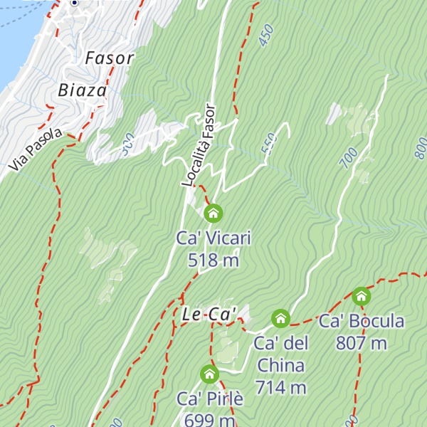 Map of Ca' Vicari