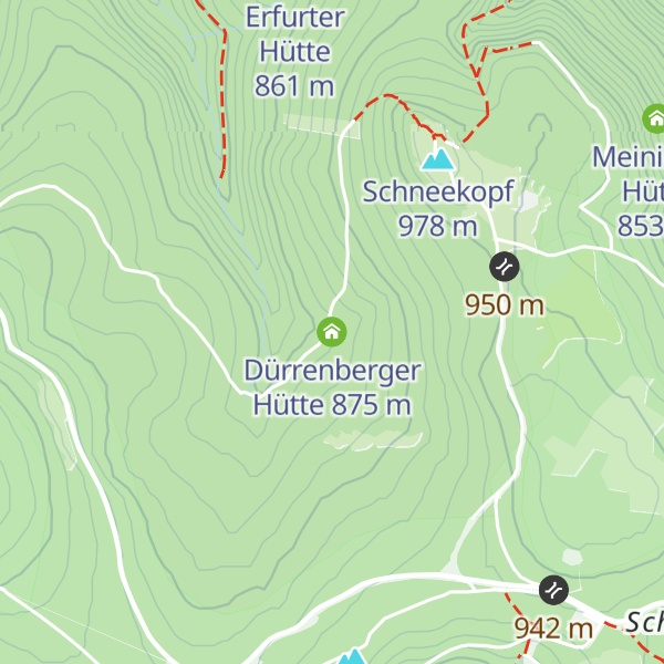 Map of Dürrenberger Hütte