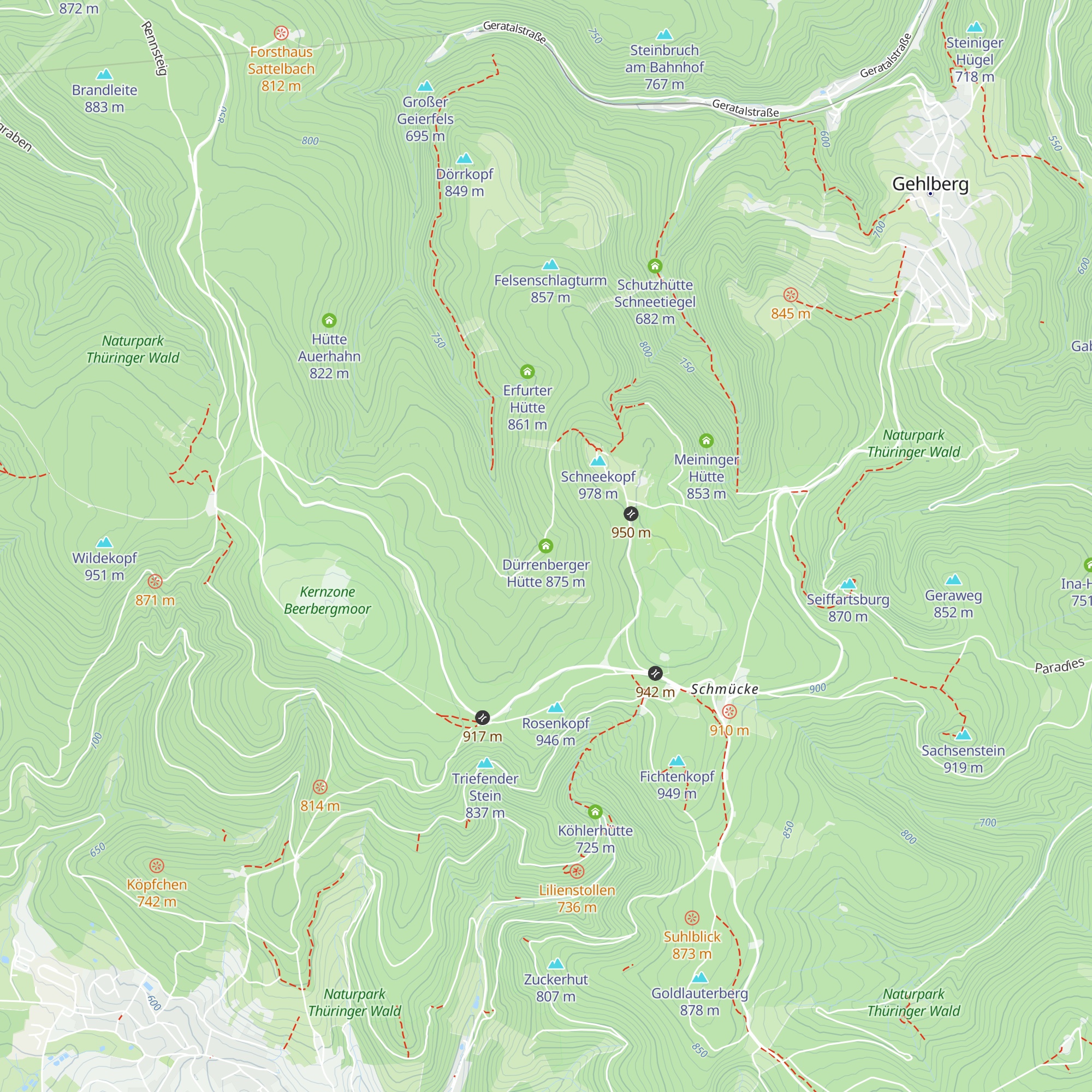 Dürrenberger Hütte map