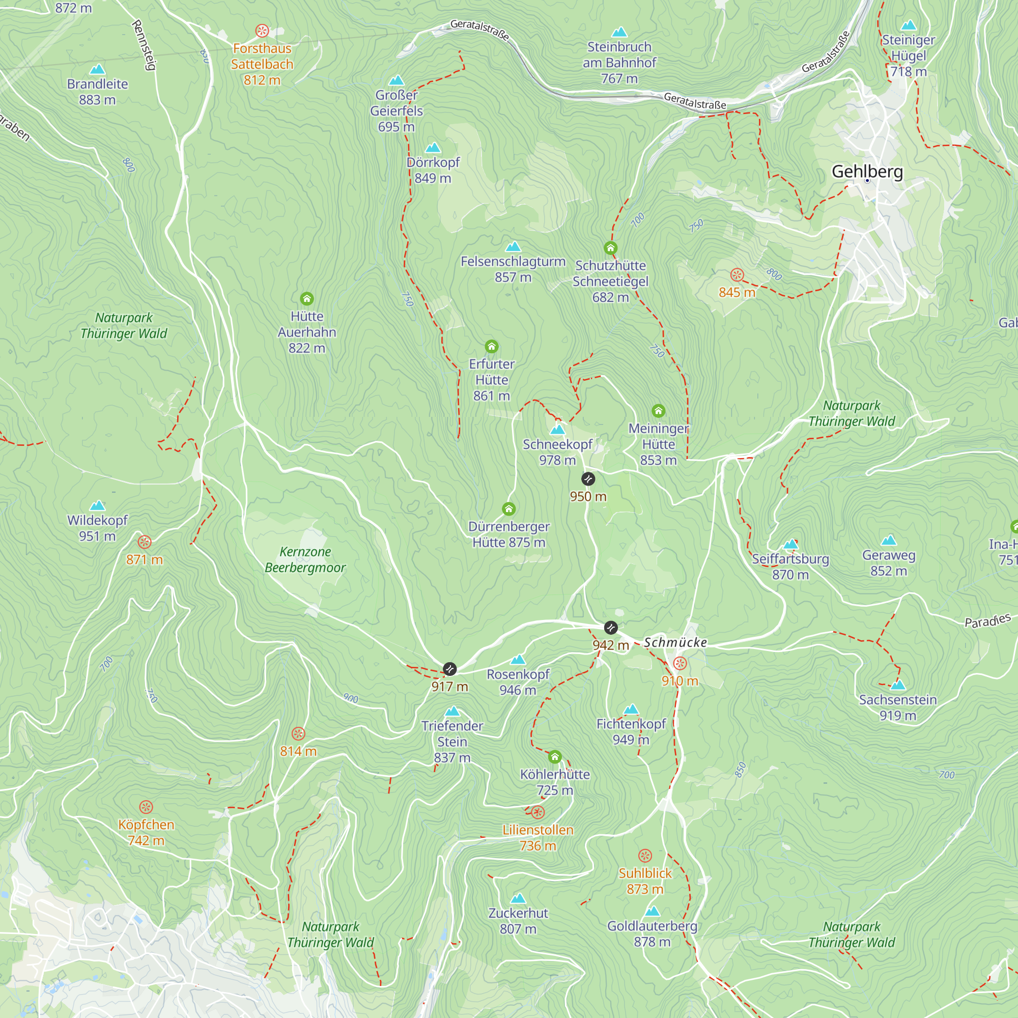 Dürrenberger Hütte map