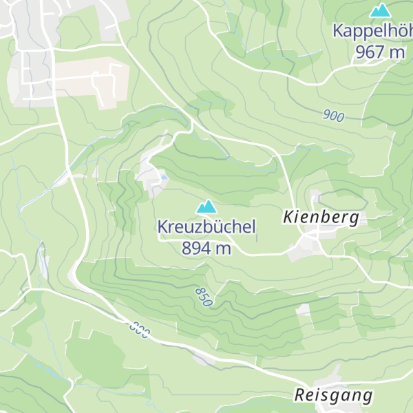 Map of Kreuzbüchel