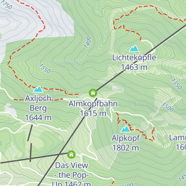 Map of Almkopfbahn