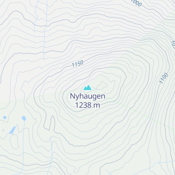 Map of Nyhaugen