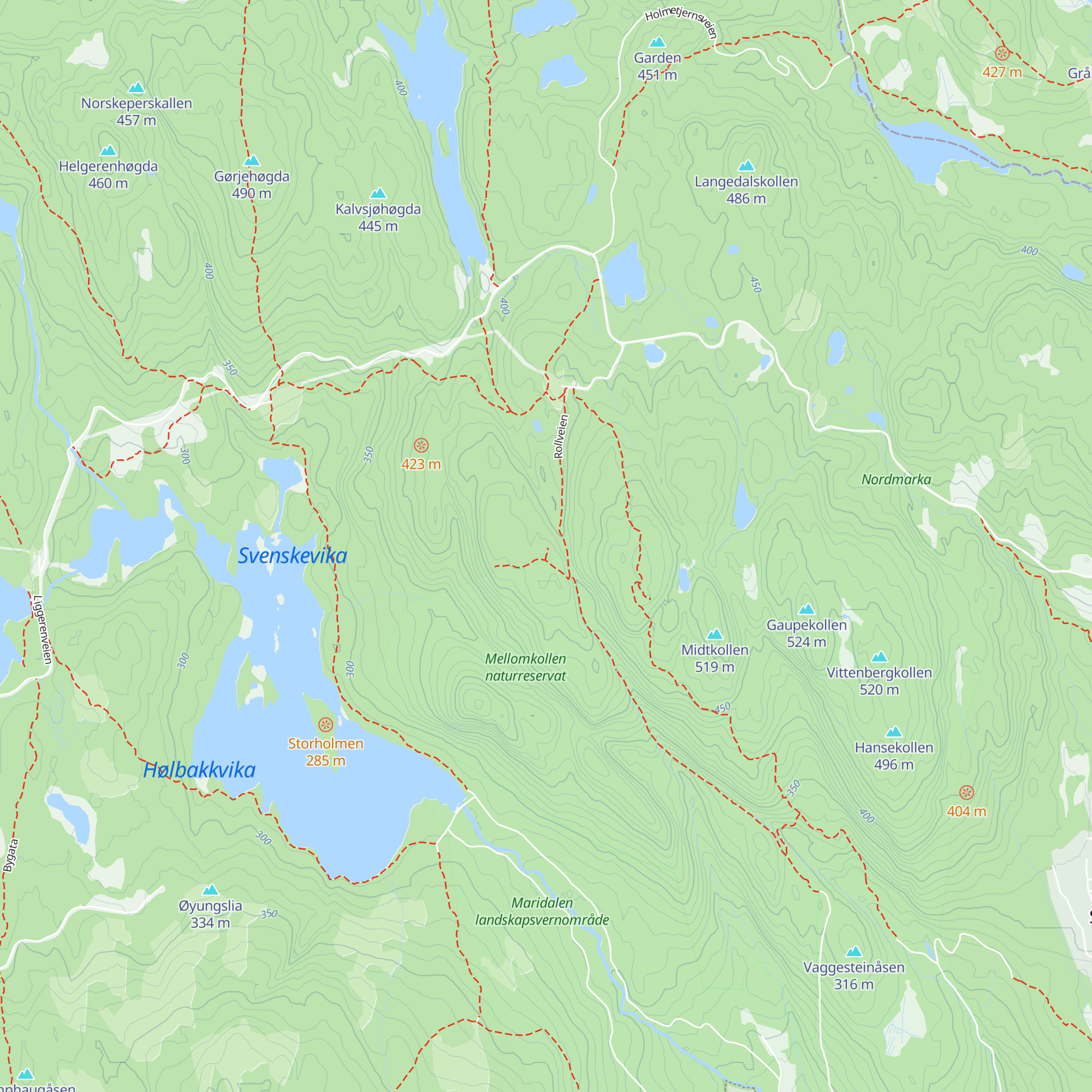 Store Tømtehytta map