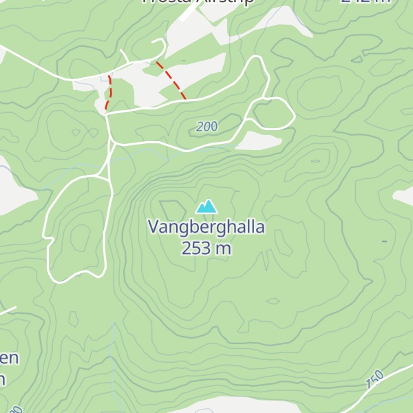 Map of Vangberghalla