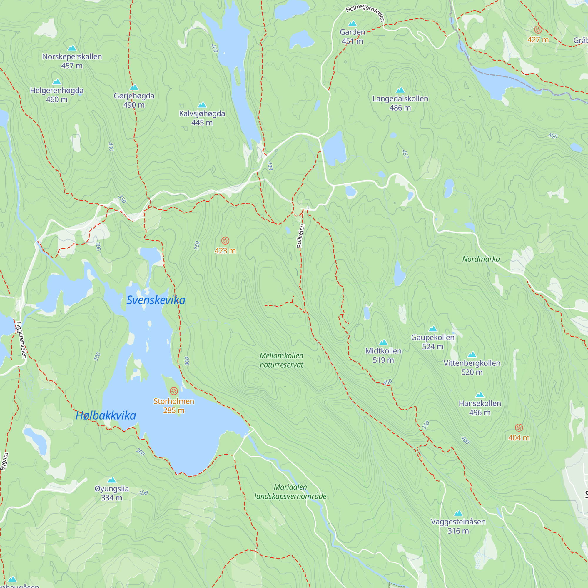 Lille Tømtehytta map
