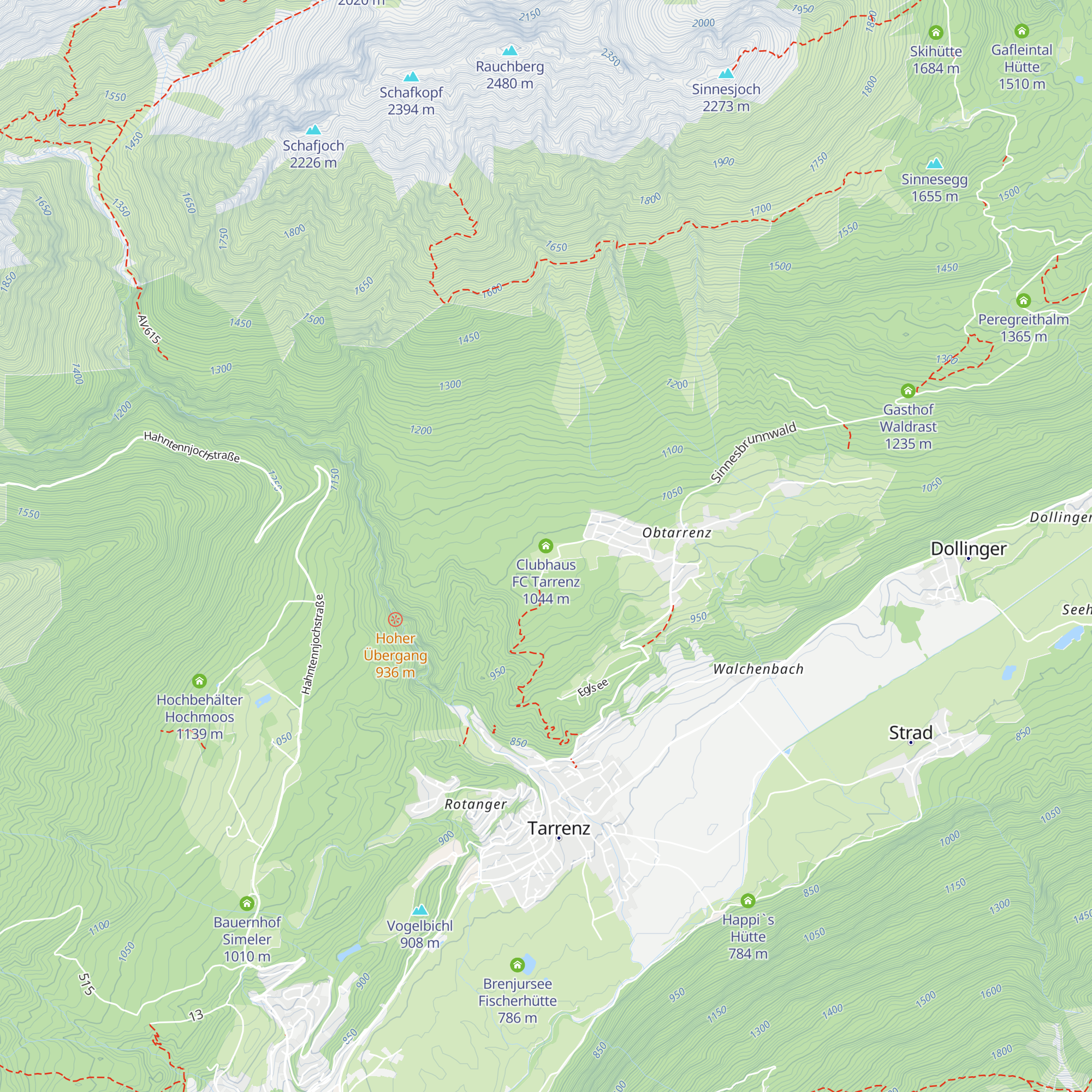 Clubhaus FC Tarrenz map