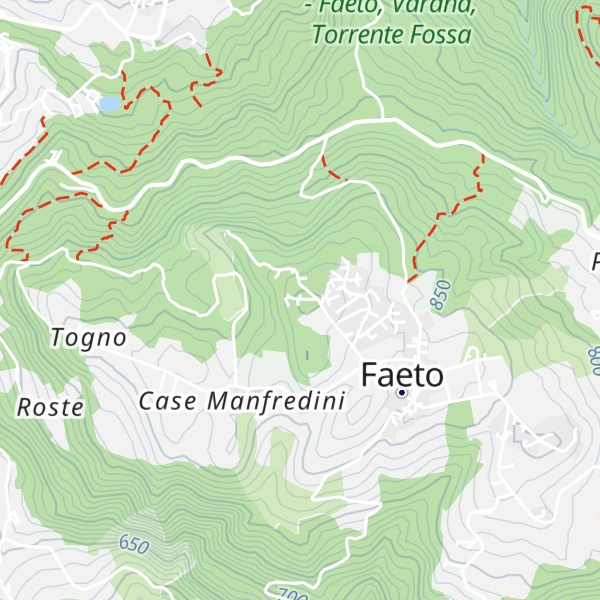 Map of Colle Broncola