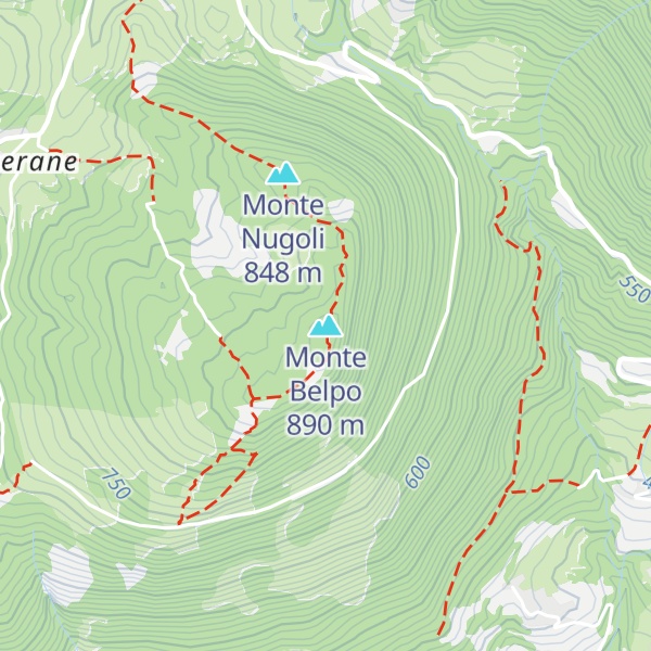 Map of Monte Belpo