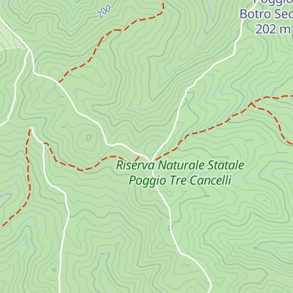 Map of Poggio Tre Cancelli