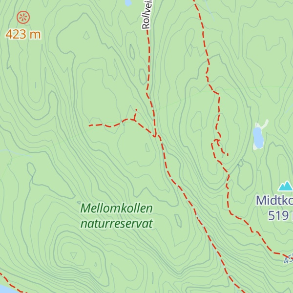 Map of Seterkollen