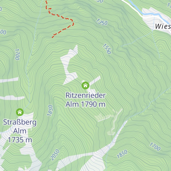 Map of Ritzenrieder Alm