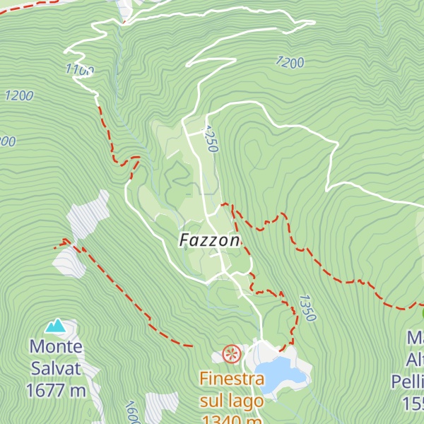 Map of Rifugio Alpino Fazzon