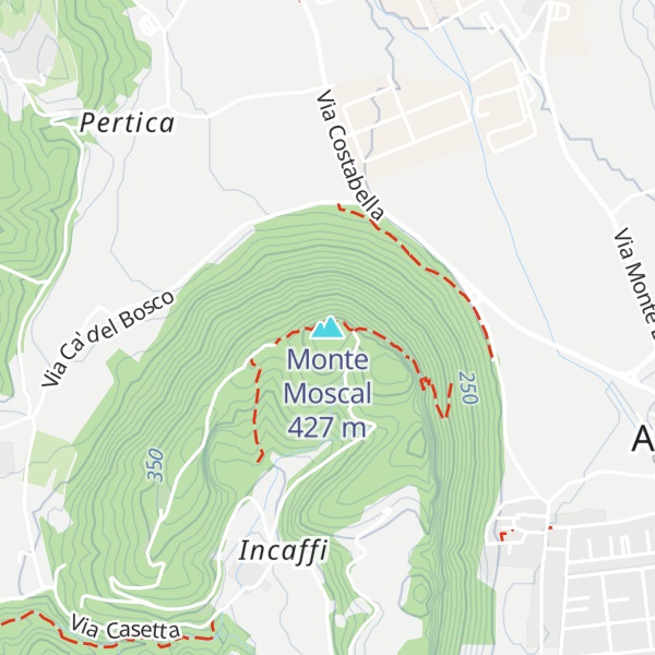 Map of Monte Moscal