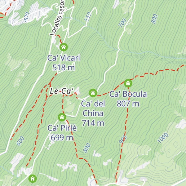 Map of Ca' del China
