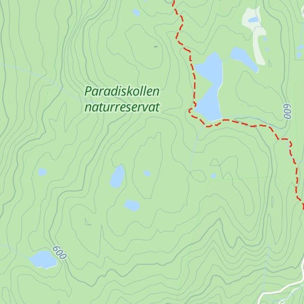 Map of Kroktjernsberget