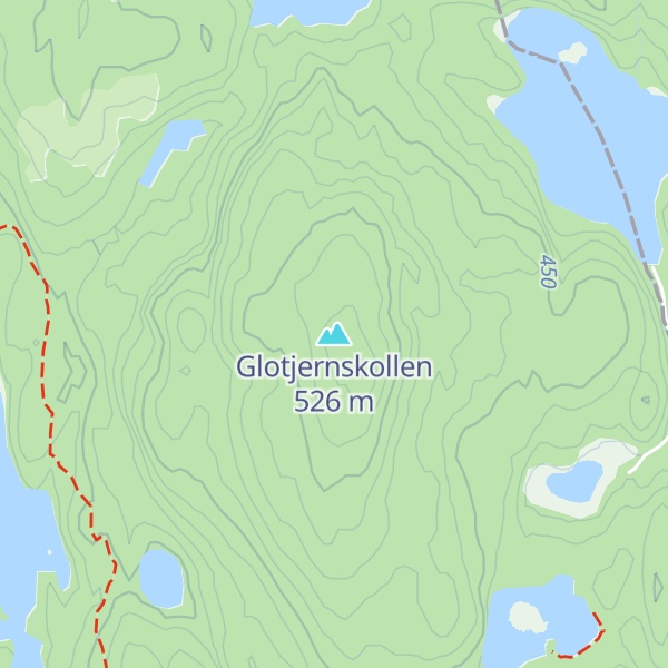 Map of Glotjernskollen