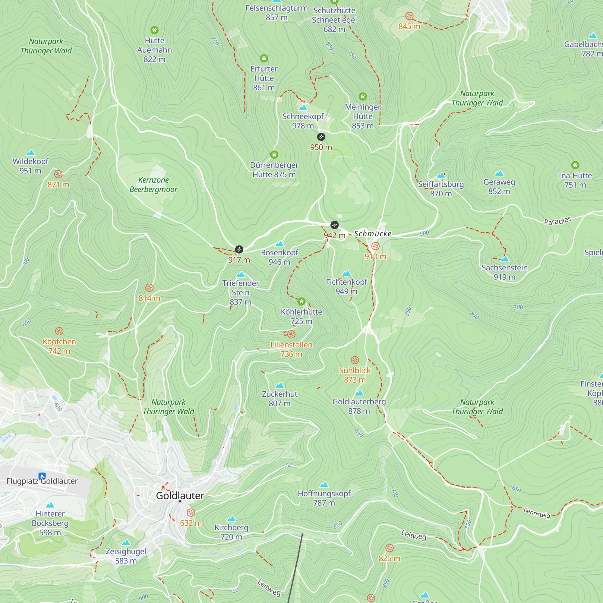 Köhlerhütte map