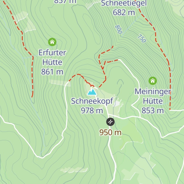 Map of Schneekopf