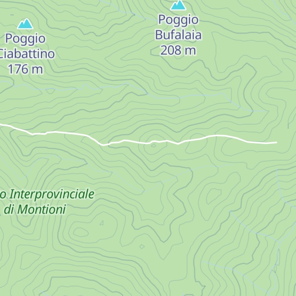 Map of Poggio Capraione